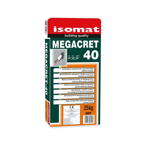 ISOMAT MEGACRET 40 Dvousložková polyuretanová hydroizolační membrána bez rozpouštědel