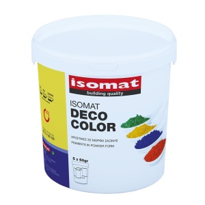 ISOMAT DECO COLOR Pigment v práškové formě pro barvení malt a betonu